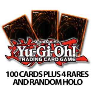 100 Assorted Yugioh Cards Plus 4 Rares and Possible Random Holo