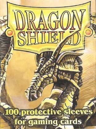 Dragon Shield Box of 100 in Gold