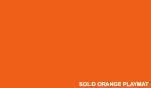 Blank Orange Playmat (Perfect for Custom Art Drawing)