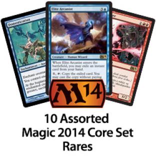 10 Assorted Magic 2014 Rare Cards