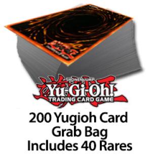 200 Yugioh Card Grab Bag Includes 40 Rares