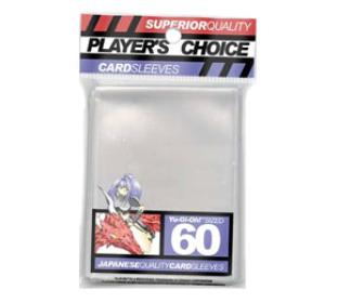 Player's Choice Yu-Gi-Oh Sleeves Pack of 60 in Clear
