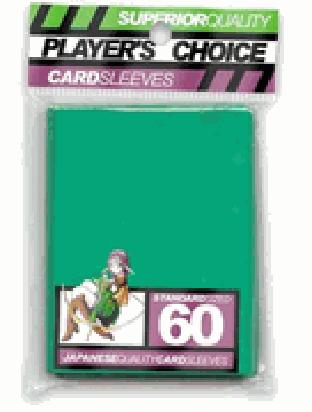 Player's Choice Yu-Gi-Oh Sleeves Pack of 60 in Green