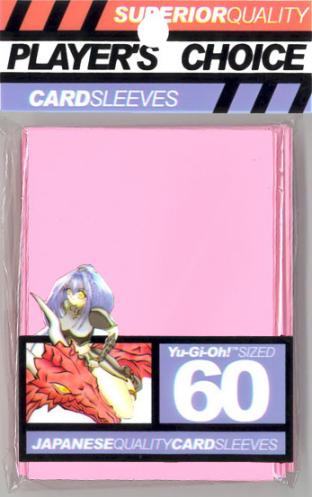 Player's Choice Yu-Gi-Oh Sleeves Pack of 60 in Pink