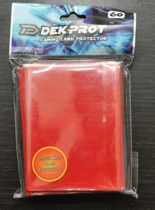 Dek-Prot Sleeves - Magic Size - 60 Count - Pepper Red