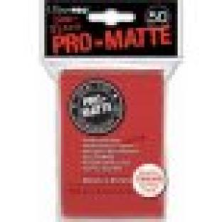 Ultra Pro 50 Ct Sleeves Pro-Matte Red