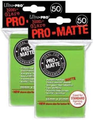 Ultra Pro Standard Lime Green Pro-Matte Sleeves 100 CT