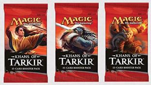 3 Khans of Tarkir Booster Packs - Magic the Gathering