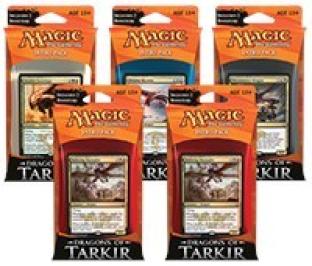 Dragons of Tarkir Set of All 5 Intro Packs Magic the Gathering
