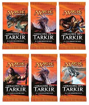 Dragons of Tarkir 6 Booster Packs Magic the Gathering MTG