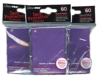 Ultra Pro Card Supplies YuGiOh Sleeves Purple 60 Count x3