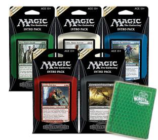 Magic 2013 Core Set Intro Pack - Set of 5 plus free Mini Monster Binder