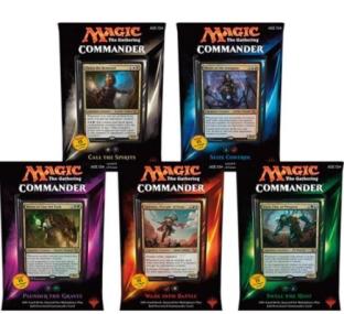 Commander 2015 Edition Magic the Gathering MTG Complete Set of All 5 Decks
