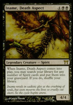 Iname, Death Aspect