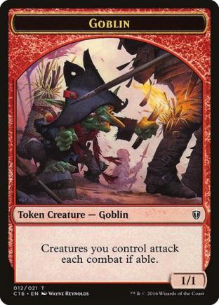 Goblin / Zombie Double-sided Token