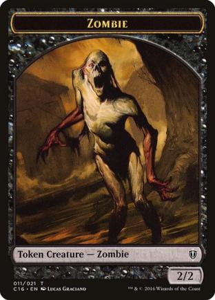 Zombie / Worm Double-sided Token