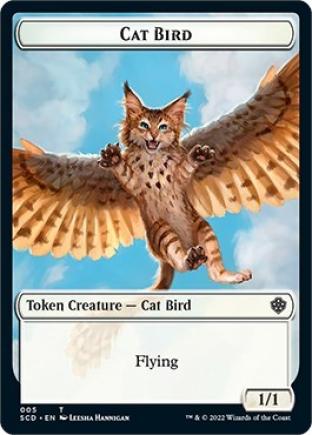 Cat Bird / Spirit Double-sided Token