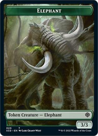 Elephant / Thopter Double-sided Token