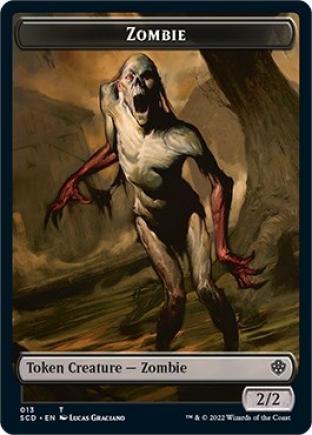 Zombie / Zombie Knight Double-sided Token