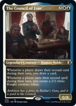 The Council of Four (Etched Foil)