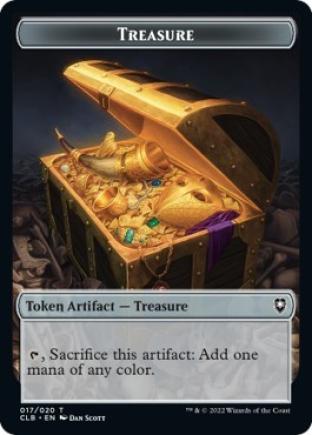 Treasure / Saproling Double-sided Token