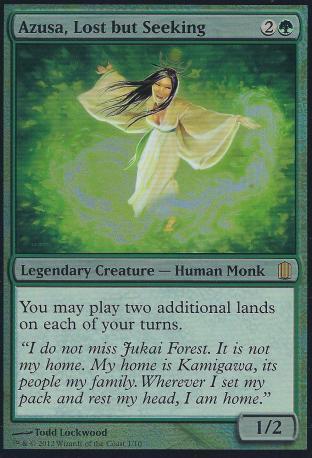 Azusa Lost but Seeking (Oversized Foil Card)