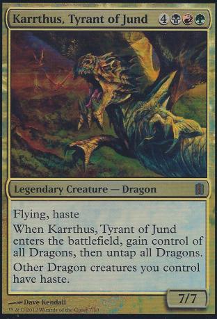 Karrthus Tyrant of Jund (Oversized Foil Card)