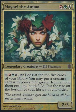 Mayael the Anima (Oversized Foil Card)