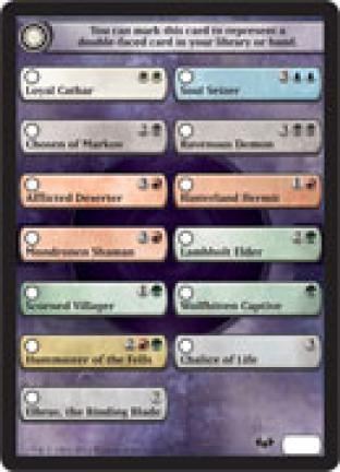 Dark Ascension Check List Card