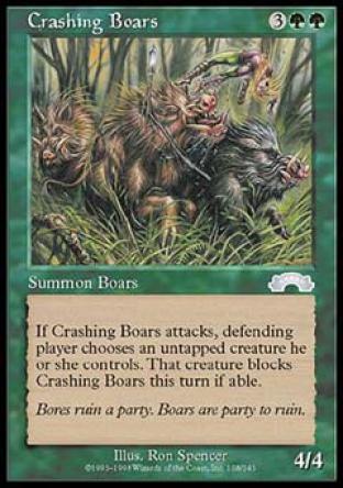 Crashing Boars