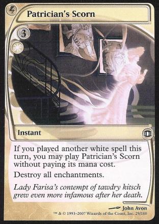 Patrician's Scorn