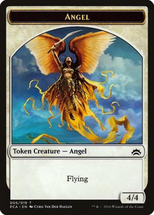 Angel // Saproling Double-sided Token