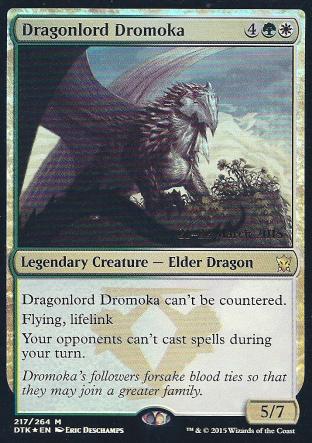 Dragonlord Dromoka (DTK Prerelease)