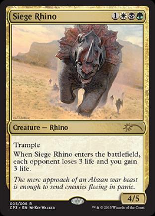 Siege Rhino (Clash Pack Promo)