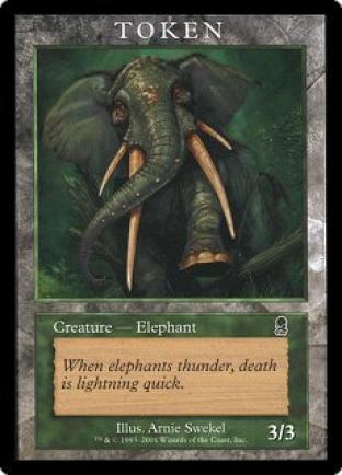 Token - Elephant (OD)
