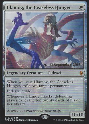 (Deleted) Ulamog the Ceaseless Hunger (Prerelease)