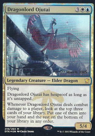 Dragonlord Ojutai (DTK Prerelease)