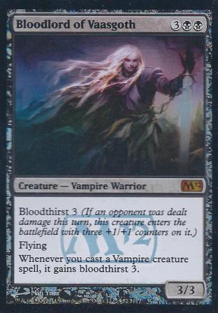 Bloodlord of Vaasgoth (2012 Core Set Prerelease)
