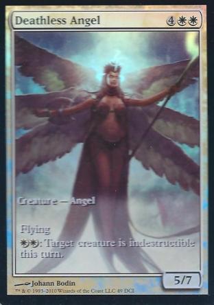 Deathless Angel (Rise of the Eldrazi Game Day) (Extended Art)