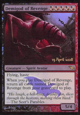 Demigod of Revenge (Shadowmoor Prerelease)