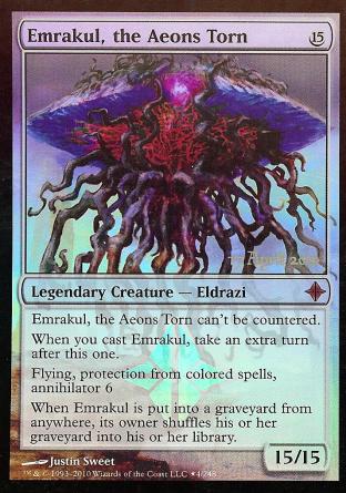 Emrakul, the Aeons Torn (ROE Prerelease Card)