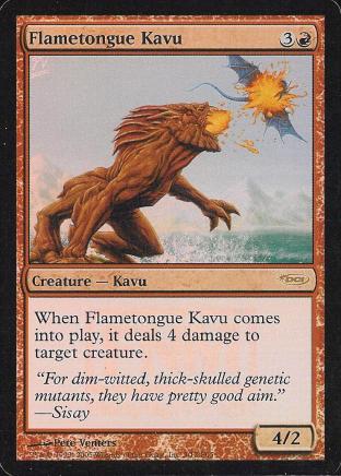 Flametongue Kavu (FNM)