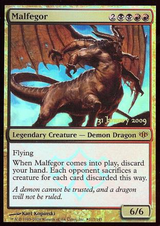 Malfegor (Conflux Prelease Card)