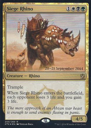 Siege Rhino (Pre Release)