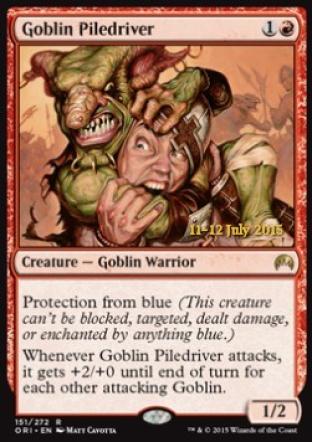 Goblin Piledriver (Prerelease Promo)