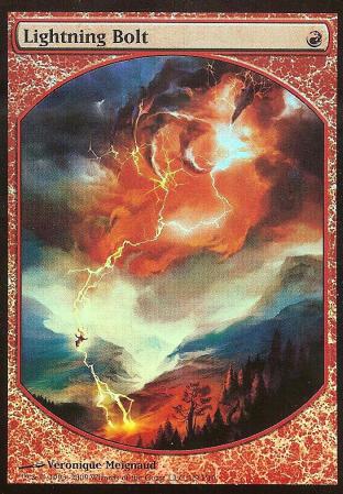 Lightning Bolt (FOIL Textless Player Rewards)