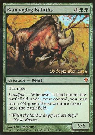 Rampaging Baloths (Zendikar Prerelease Promo)