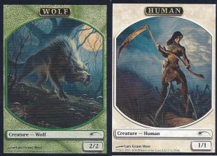 Human Wolf Token (FNM)
