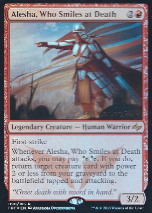 Alesha Who Smiles at Death (Prerelease)