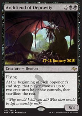 Archfiend of Depravity (Prerelease Promo)